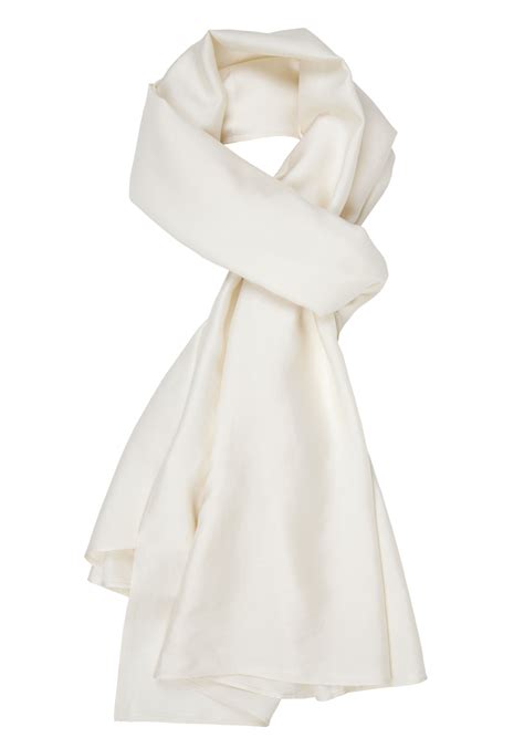 Mulberry Silk Scarf - Ivory