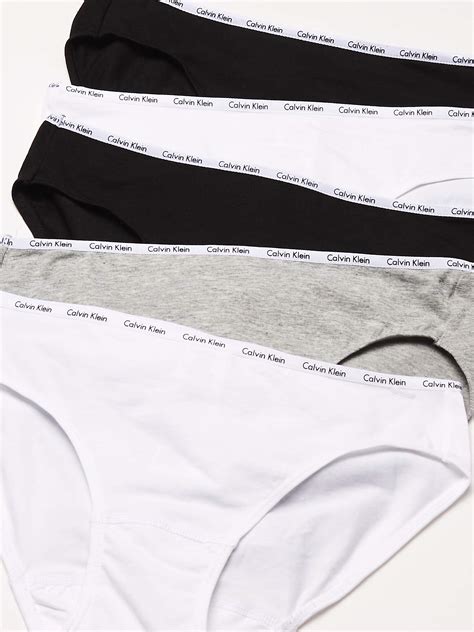 Calvin Klein Women S Cotton Stretch Logo Bikini Panty 5 Pack Women