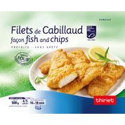 Filets de cabillaud façon fish and chips Dispatche