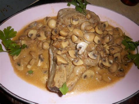 Recette de Cote de veau à la creme et champignons par jeanmerode