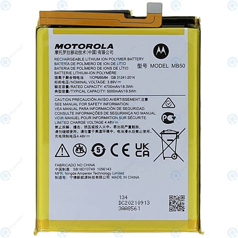 Motorola Moto G G Xt Battery Mb Mah Sb D