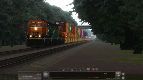 Demoing Searchlight Simulation S Bnsf Sd Pack For Railworks Youtube