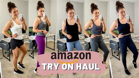 Huge Amazon Activewear Try On Haul Youtube