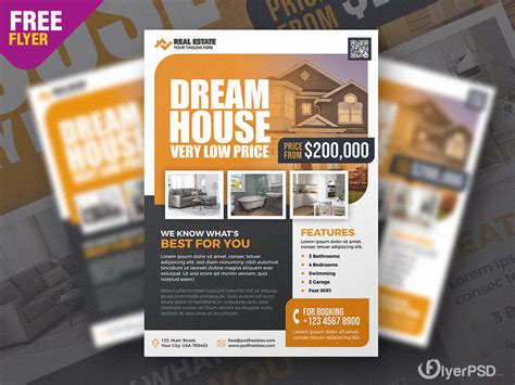 Real Estate Business Promotion Flyer PSD | Flyer PSD