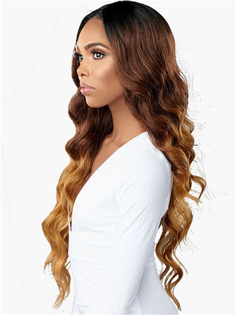 Sensationnel Human Hair Blend Hd Butta Lace Front Wig Ocean Wave 30 Hair Stop And Shop