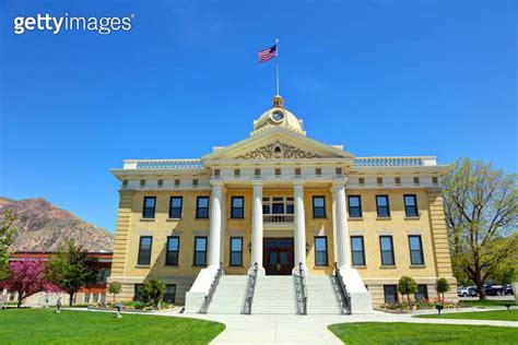 Box Elder County Courthouse In Brigham City Utah