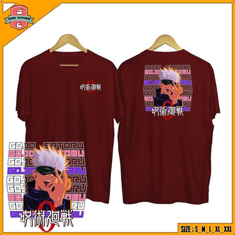 Jual KAOS JUJUTSU KAISEN BAJU KAOS DISTRO JUJUTSU KAISEN T SHIRT