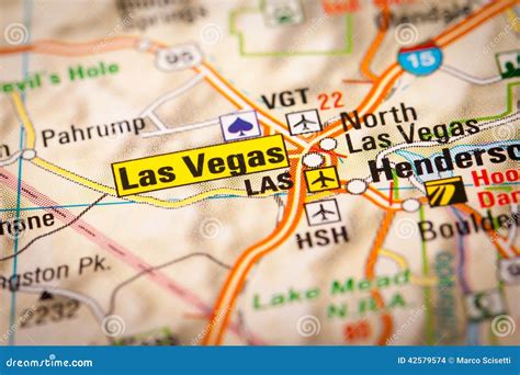 Las Vegas Mapa Puntos Cardinales