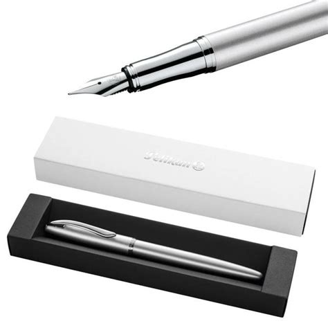 Pióro wieczne Jazz Noble P36 pudełk Silver PELIKAN Silver Pisanie