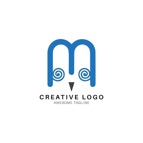 Icono Del Logotipo Creativo De La Letra M Vector Premium