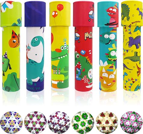 6 Pcs Classic Kaleidoscopes Toys76 Dinosaur Series