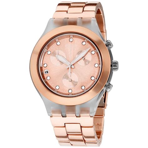 Swatch Swatch Irony Quartz Movement Rose Gold Dial Unisex Watch