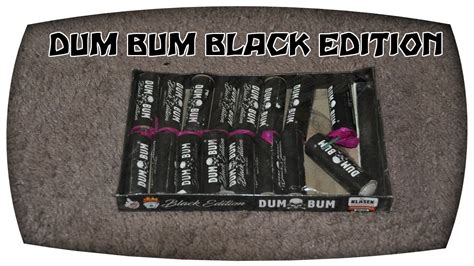 Dum Bum Black Edition Von Klasek Dum Bum B Ller In F Pyrofreakk At