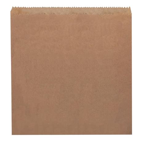 Castaway Paper Bags No 4 Flat 235x265mm Brown Carton 500 Winc