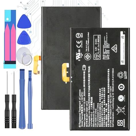 Bater A De Tableta De 8500mAh Para Lenovo Yoga Book YB1 X91F X91L X91X