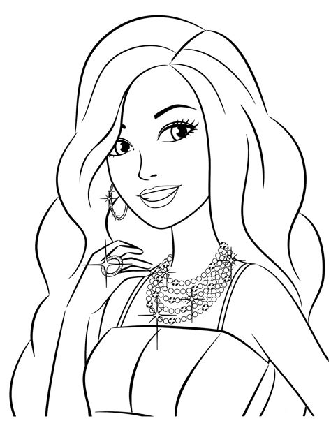 Barbie Thanksgiving Coloring Pages At Getdrawings Free Download