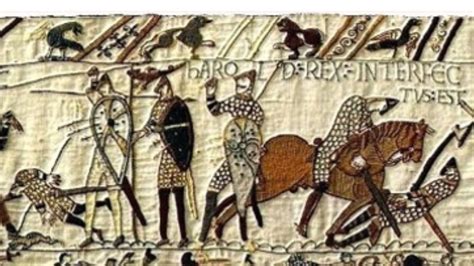 Bayeux Tapestry King Harold Arrow - Tapestry Ideas 2020