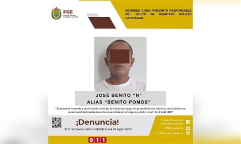 Caso Fidel González Capturan A “benito Pomos” Presunto Implicado En Asesinato