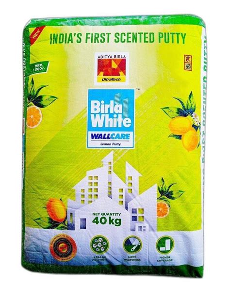 Birla White Wall Care Lemon Putty At 1100 Bag Birla White Wall