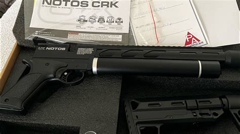 UMAREX NOTOS CRK 22 PCP Pistol Carbine Unboxing Set Up YouTube