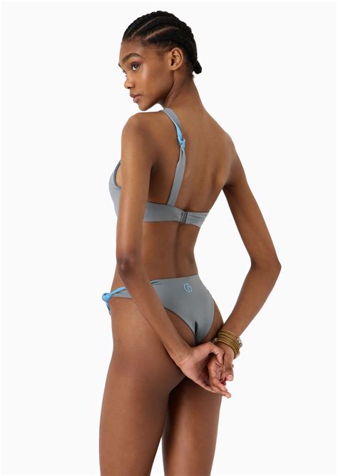 Asymmetric Bandeau Bikini Giorgio Armani Woman