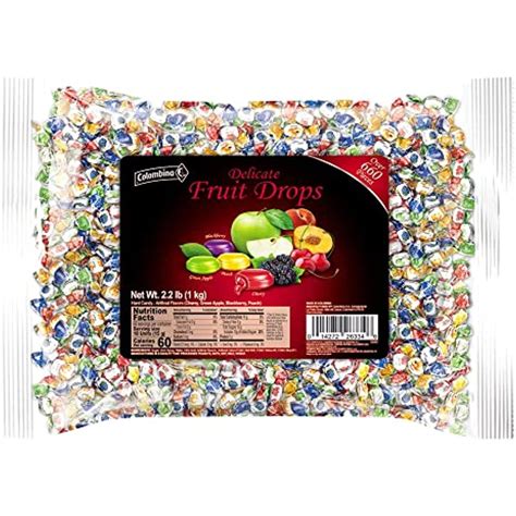 Bulk Candy - Colombina Delicate Fruit Drops 2.2lb Bag - Grandpa Joe's ...