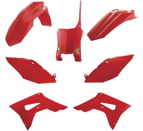 AOMC Mx Cycra 5 Piece Replica Plastic Kit Red Honda CRF450R 17 20