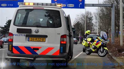 X Politie Dhv Met Spoed Onderweg Naar Een Melding Van Een Reanimatie