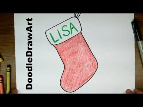 Christmas Stocking Sketch at PaintingValley.com | Explore collection of Christmas Stocking Sketch