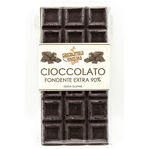 Tavoletta Cioccolato Extra Fondente 90 SENZA GLUTINE 90g