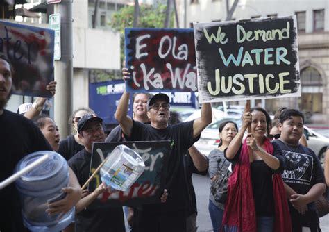 Dozens protest bill allowing diversion of Maui water - West Hawaii Today