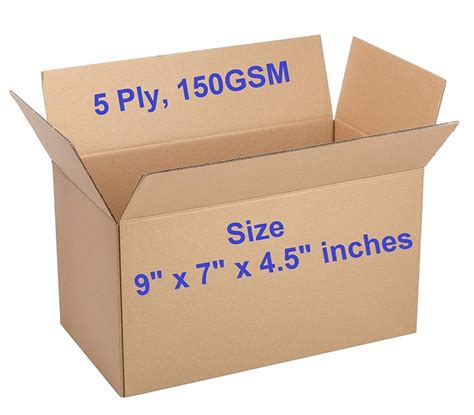 Ixora Heavy Duty Corrugated Box 5 Ply 150 Gsm Packaging Carton Size 9