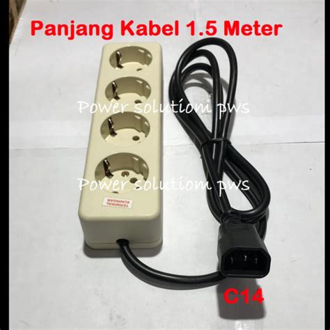 Jual Jek Konverter Pdu Kabel Colokan Iec C Stop Kontak Arde Ups