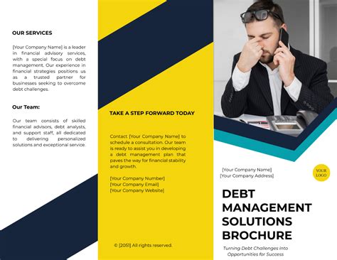 Free Debt Management Solutions Brochure Template Edit Online And Download