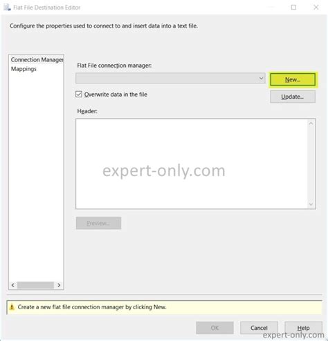 Export SQL Server Data Into A CSV File With SSIS SSIS