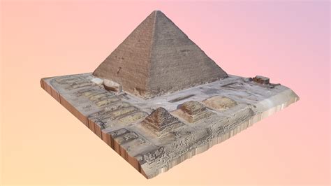 Great Pyramid Of Giza Buy Royalty Free 3d Model By Théo Derory Theo