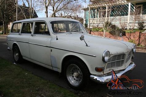 1966 Volvo 122S Amazon Wagon 122 White Running