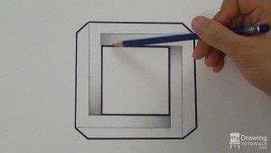 How To Draw An Impossible Square | My Drawing Tutorials