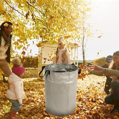 Grands Sacs D Chets De Jardin Tanches Avec Poign Es Sac Feuilles