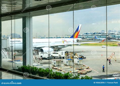 NAIA Airport Terminal 2 in Philippines Editorial Photo - Image of ...