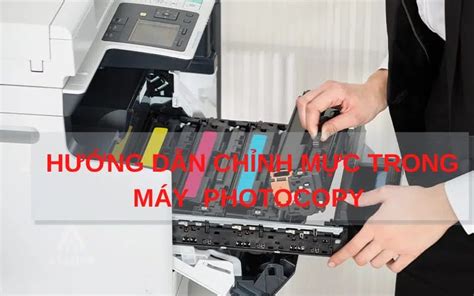 Hướng Dẫn Chỉnh Mực Máy Photocopy Ricoh Iscan Vn