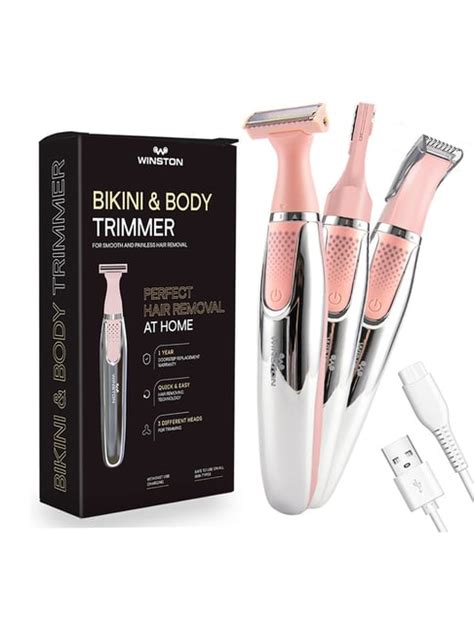 Winston In Bikini Body Eyebrow Trimmer With Rechargeable Off