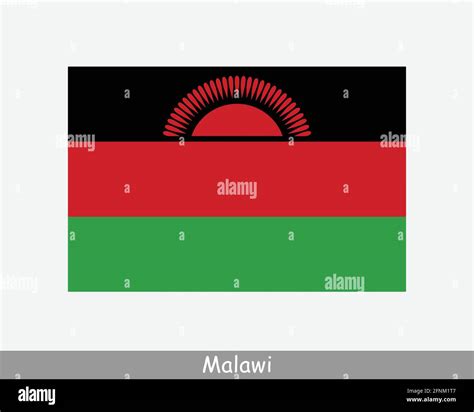 National Flag Of Malawi Malawian Country Flag Republic Of Malawi