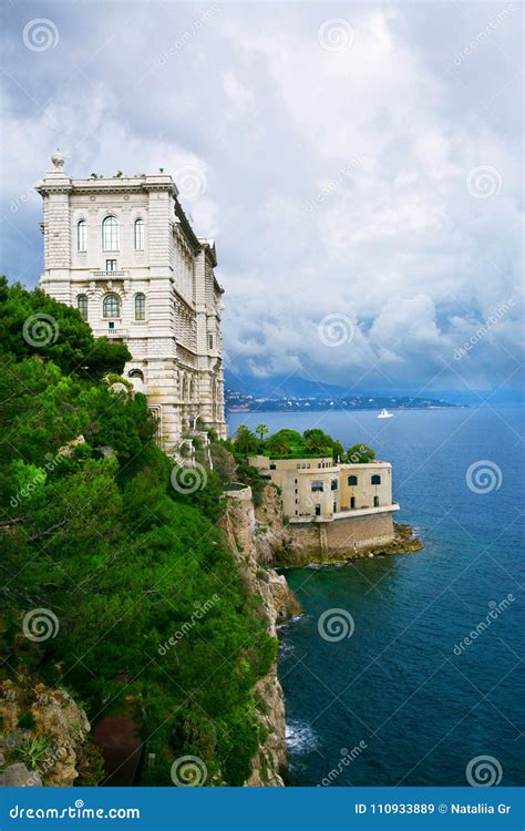 Monaco, Oceanographic Institute Museum in Monaco. Stock Image - Image ...