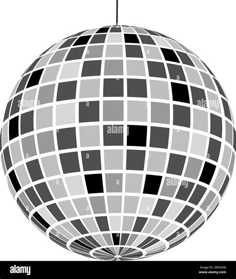 Mirror Discoball Icon Shining Night Club Sphere Dance Music Party Disco Ball Mirrorball In