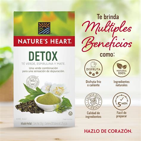 Natures Heart Té Verde Naturalmente Antioxidante 34 G 20 Sobres