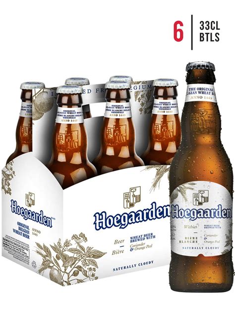 Hoegaarden White Beer Bottles Case Of 6 African Eastern Alcohol