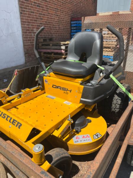 Lot 37 Hustler Ride On Lawn Mower AuctionsPlus