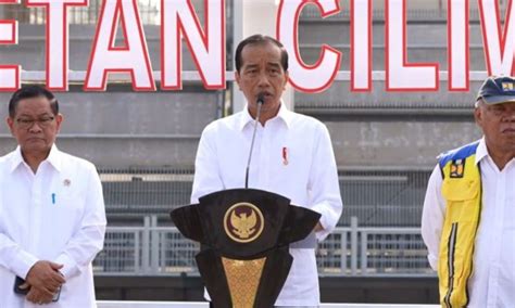 6 Tahun Mangkrak Presiden Jokowi Resmikan Sodetan Ciliwung