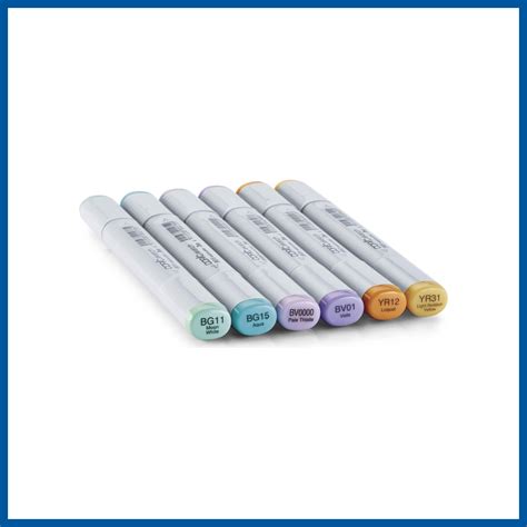 Copic Pale Pastels Grey Mm Marker Copic Farbpalette